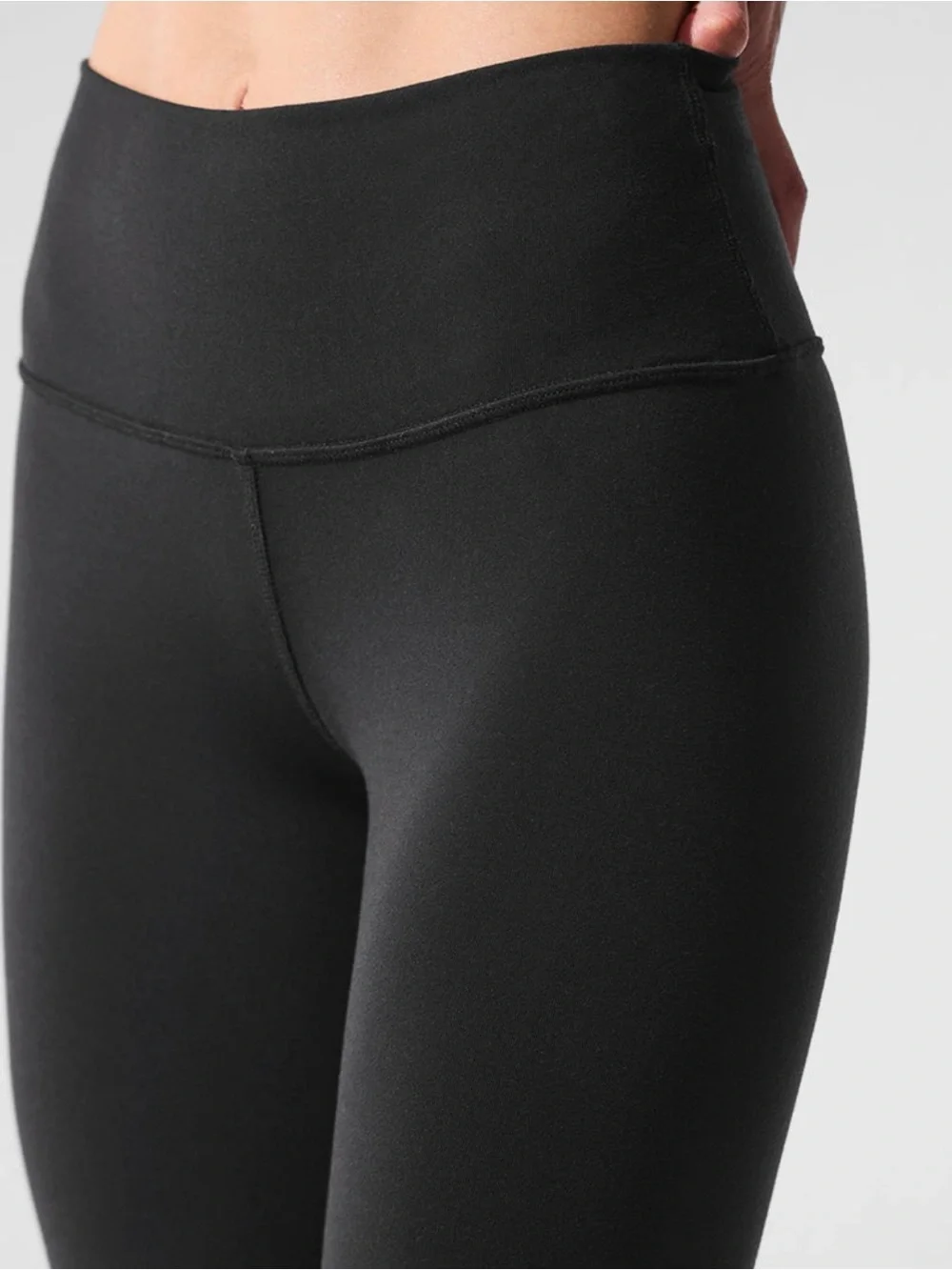 ALO Black 7/8 Airbrush High-Waist Leggings